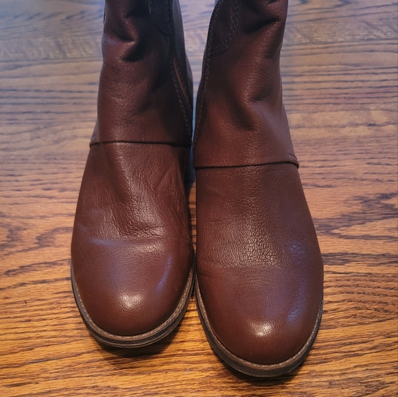 Nine West Mocha Cocoa Brown Genuine Leather Tall Boots - Picture 2 of 11